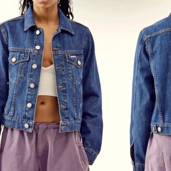 BDG Jackets & Blazers - BDG Urban Outfitters Blue 100% Cotton Denim Trucker  Jean Jacket - Size Small